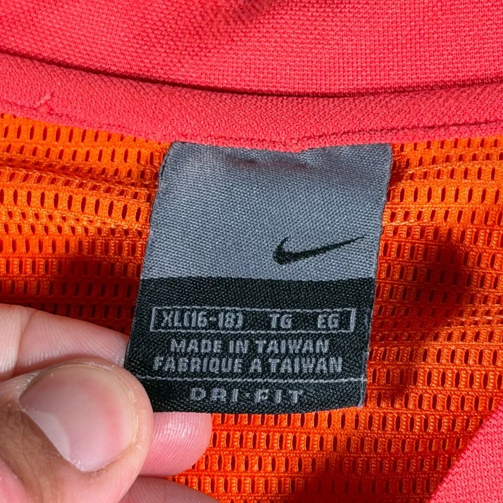 Vintage Nike Womens Dri-FIT Half Zip Sleeveless Tennis Golf Top Red XL U31102KHM